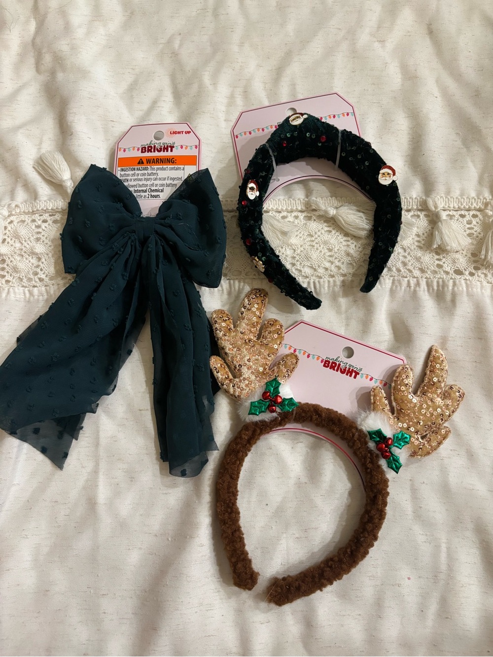 Women’s Christmas Hair Accessories Set